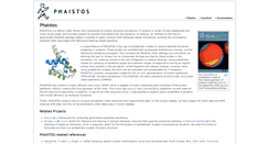 Desktop Screenshot of phaistos.org